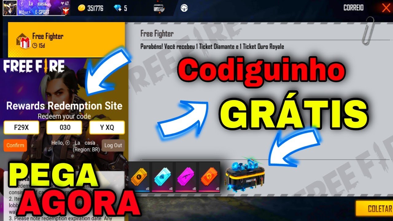 codiguin stree fighter free gratis infinito free fire